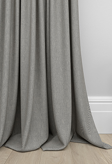 Delicate Chevron, Davy Grey - Made to Measure Curtains